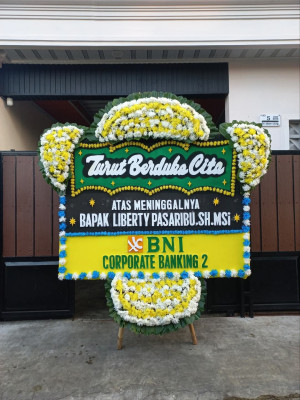 Papan Bunga Duka di Tabukan Utara