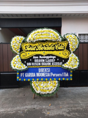 Papan Bunga Duka di Tabukan Utara