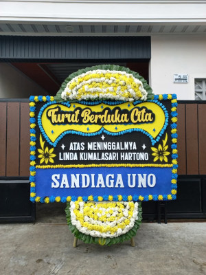 Papan Bunga Duka di Tabukan Utara